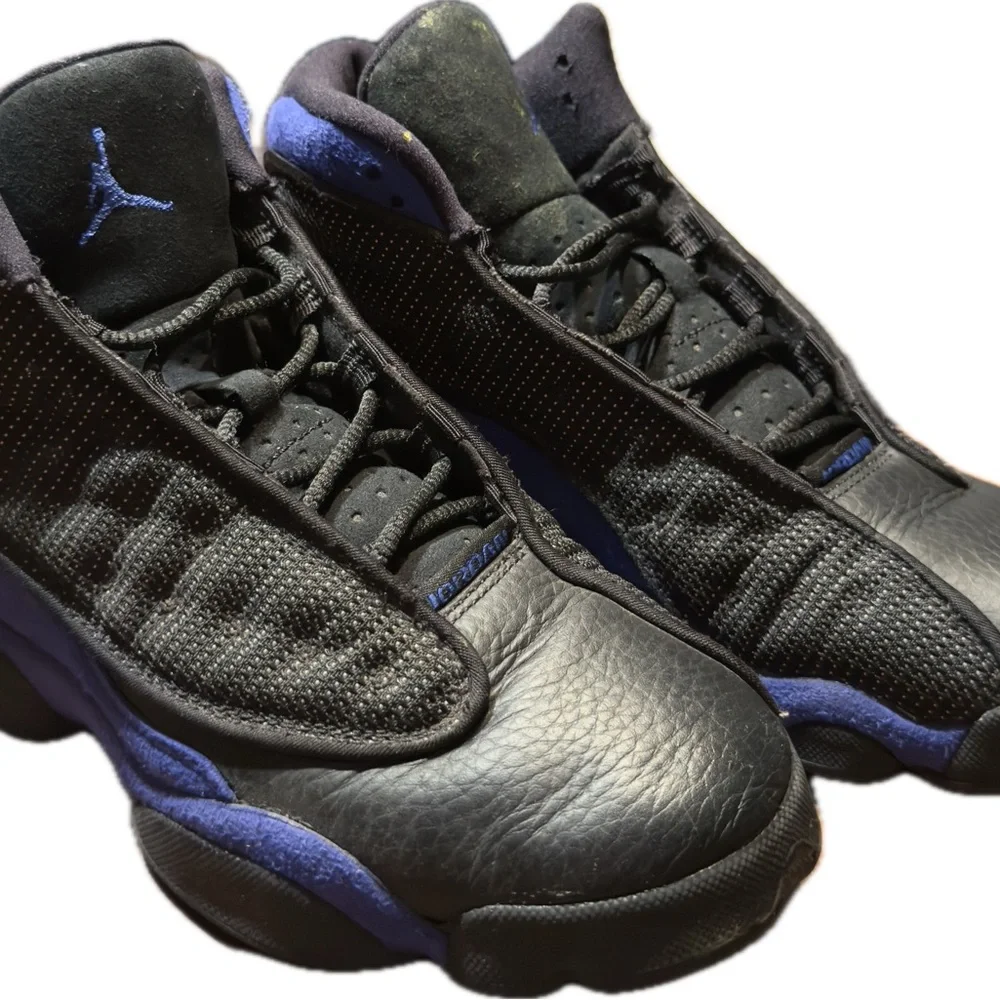 Jordan Kids Sneakers Black and Blue - Picture 1 of 5